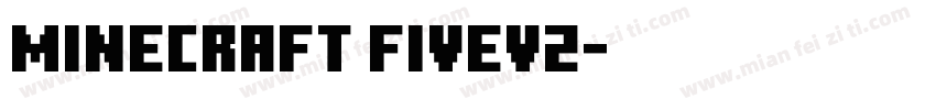 Minecraft Fivev2字体转换